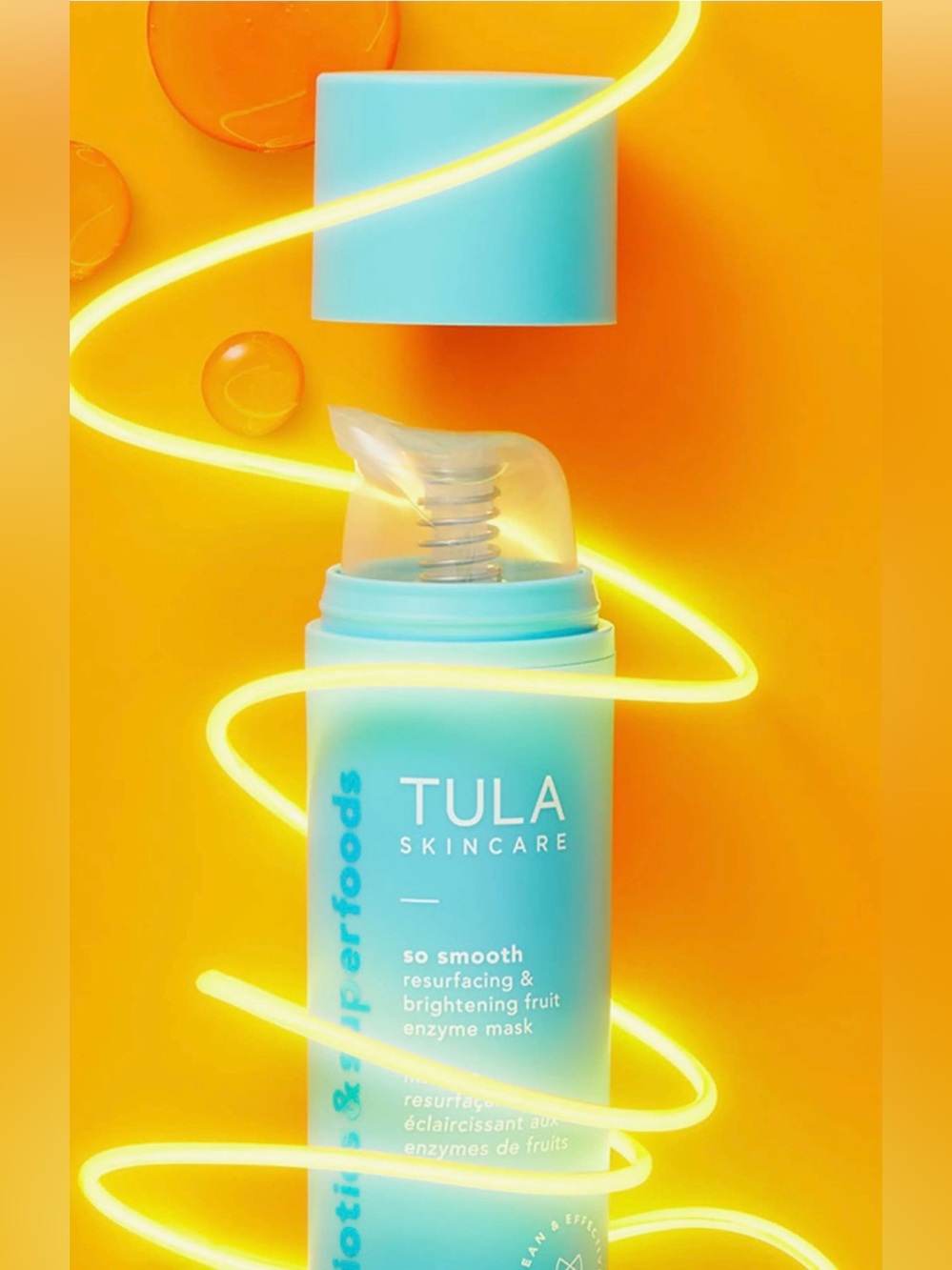 TULA SKINCARE SO SMOOTH RESURFACING & BRIGHTENING FRUIT ENZYME MASK - BRAND NEW
